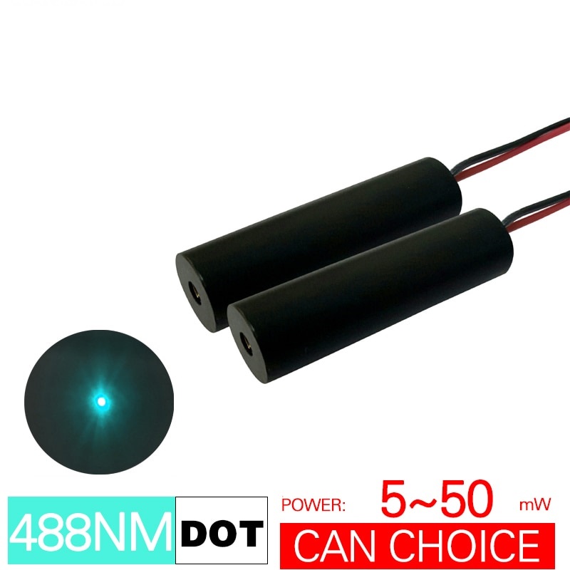 487nm 488nm Blue Cyan dot laser module